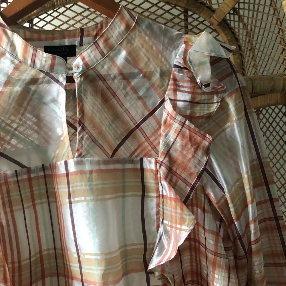 Anthropologie NWT Current Air Polly Ruffled Top✨ - Picture 7 of 10
